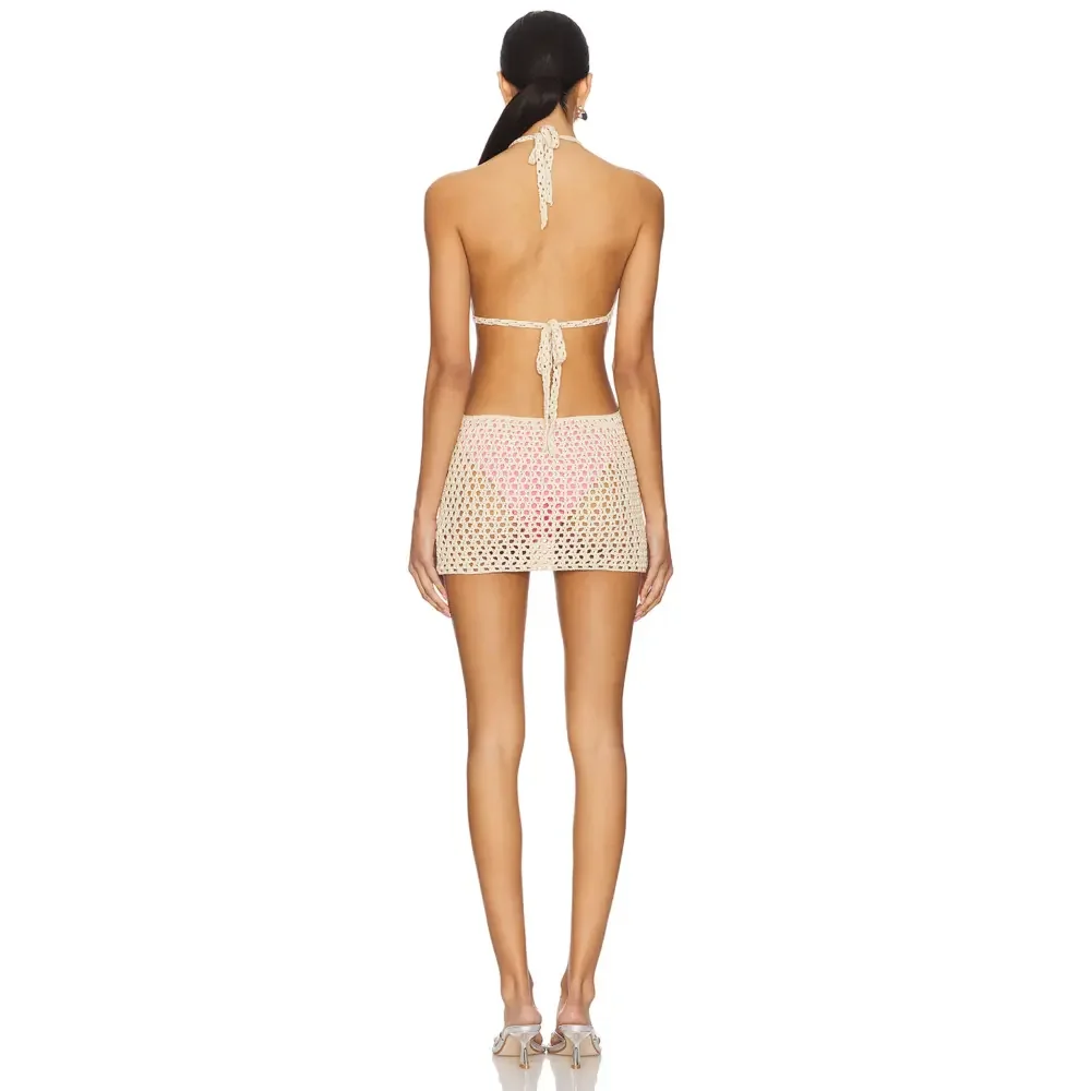 superdown Capucine Mini Dress in Cream - Picture 5 of 5